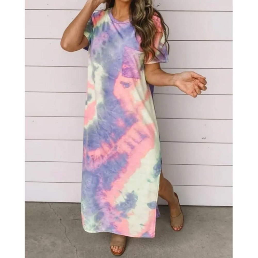 Tie Dye Maxi Dress